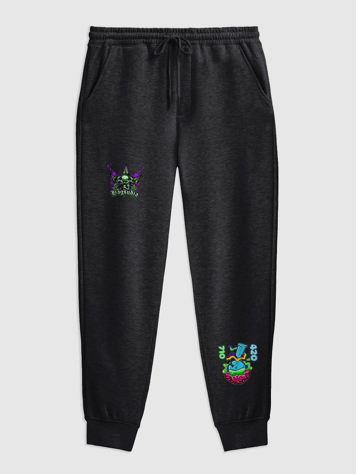 Glowing Skull Marijuana Joggers product image (2)