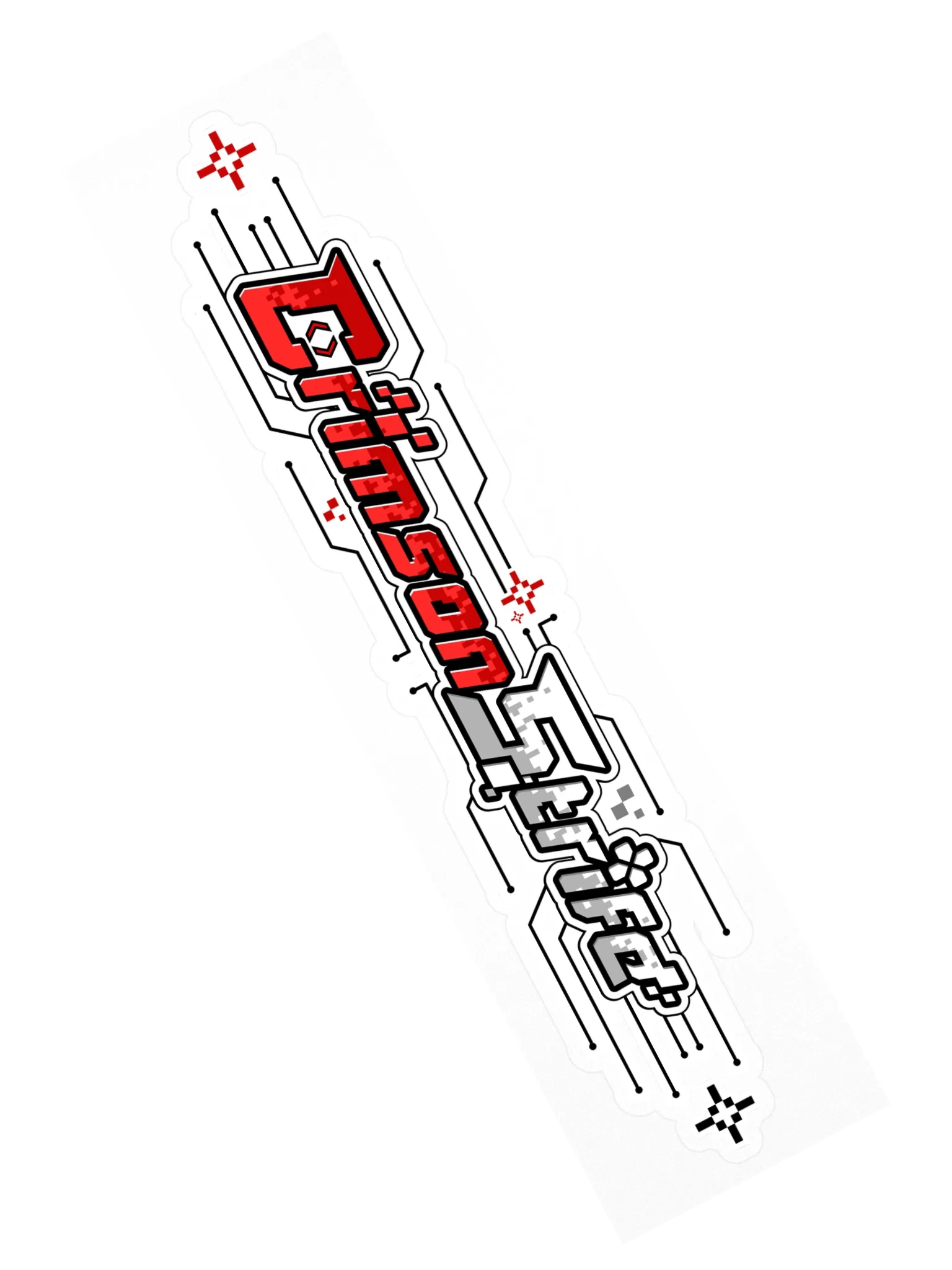CrimsonStrife Horizontal Logo Sticker product image (2)