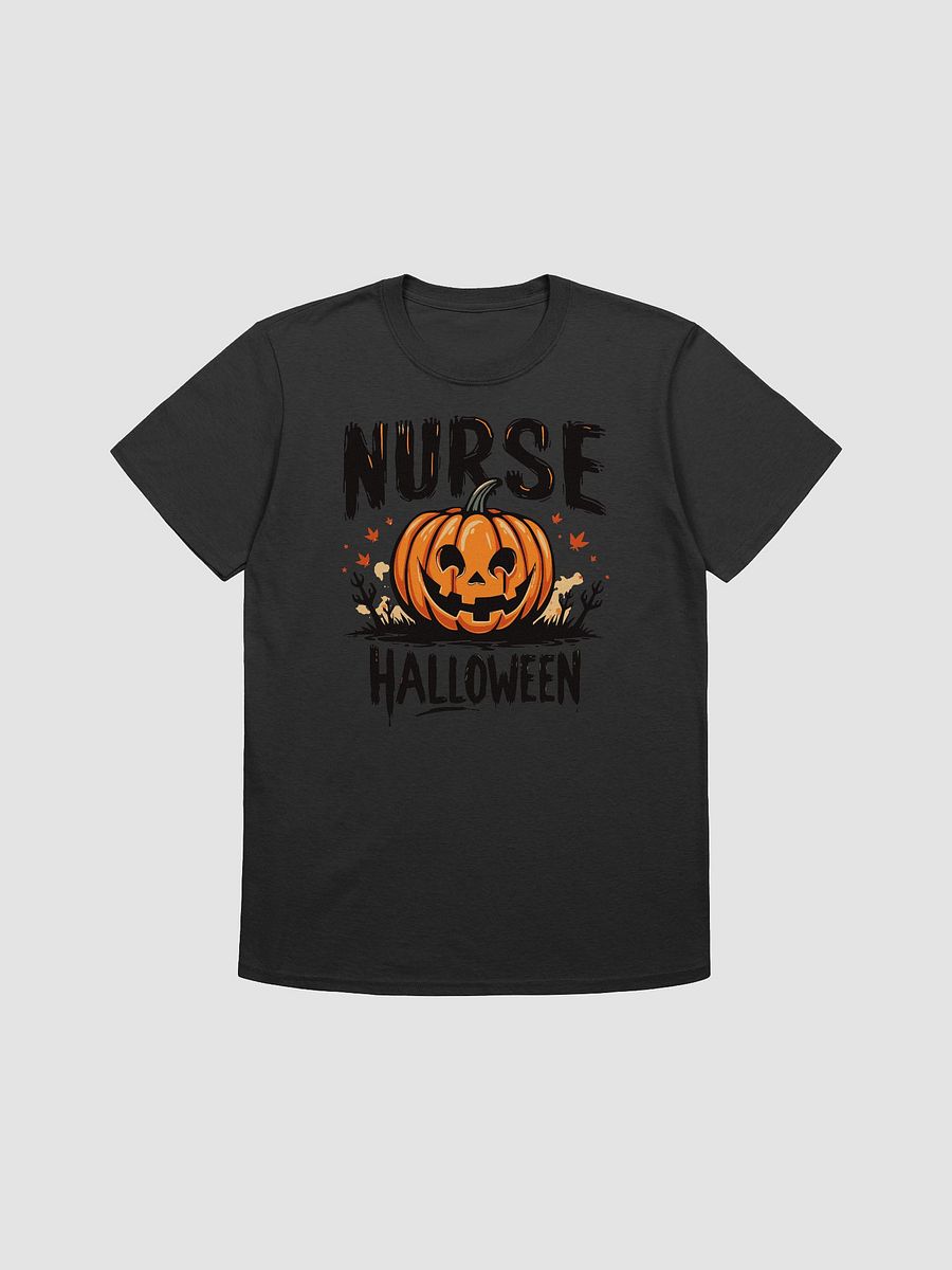 Spooky Nurse Halloween Pumpkin T-Shirt product image (1)