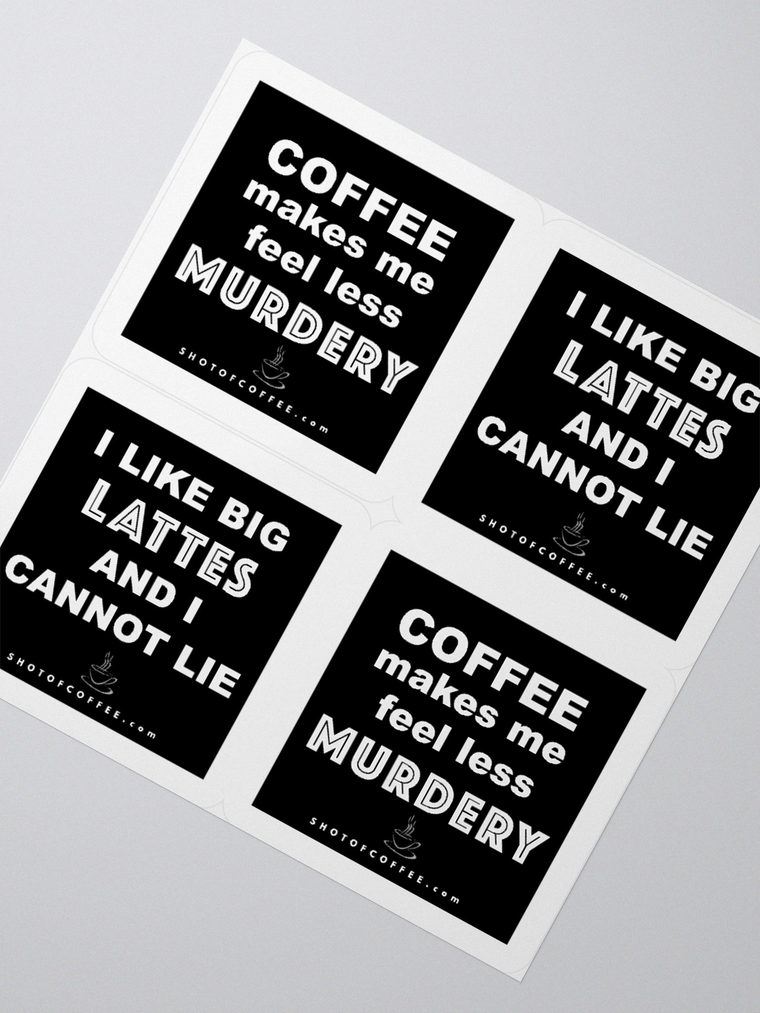 Coffee Stickers - 2 Designs product image (4)