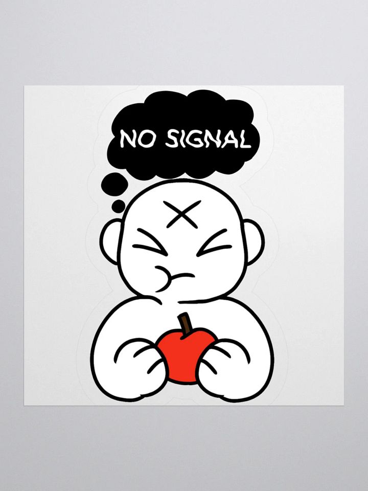 Aphantasia no signal sticker product image (2)