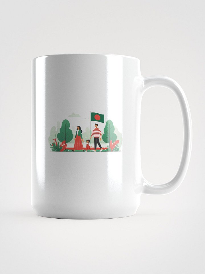 Bangladeshi Family Walking in Park – Mug product image (1)