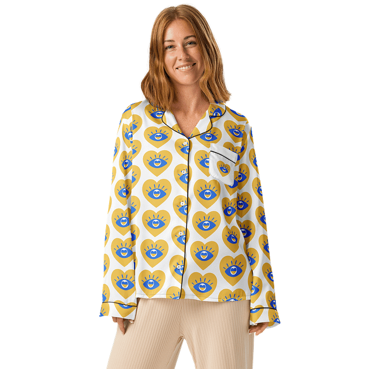Eyes of Love Women's Pajama Top product image (1)