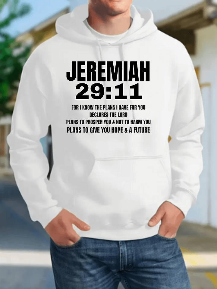 Jeremiah 29:11 Unisex Premium Hoodie product image (1)