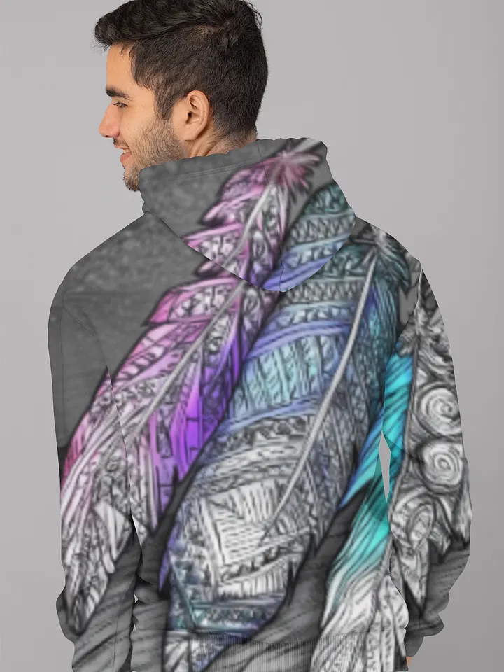 G Feathers, Recycled Unisex Hoodie product image (2)