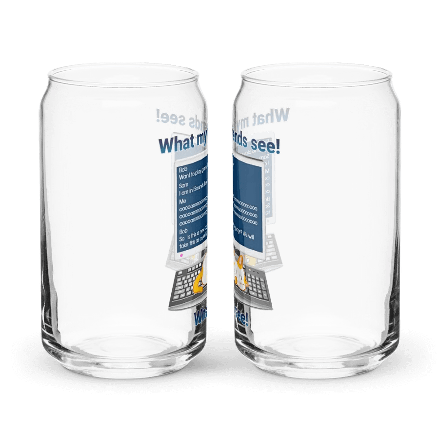 Sleeping Cat Can-Shaped Glass product image (3)