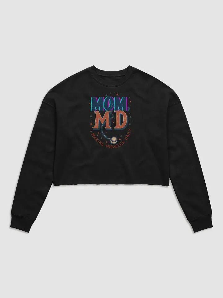 MOM, MD Miracle Maker Retro Crop Sweatshirt product image (1)
