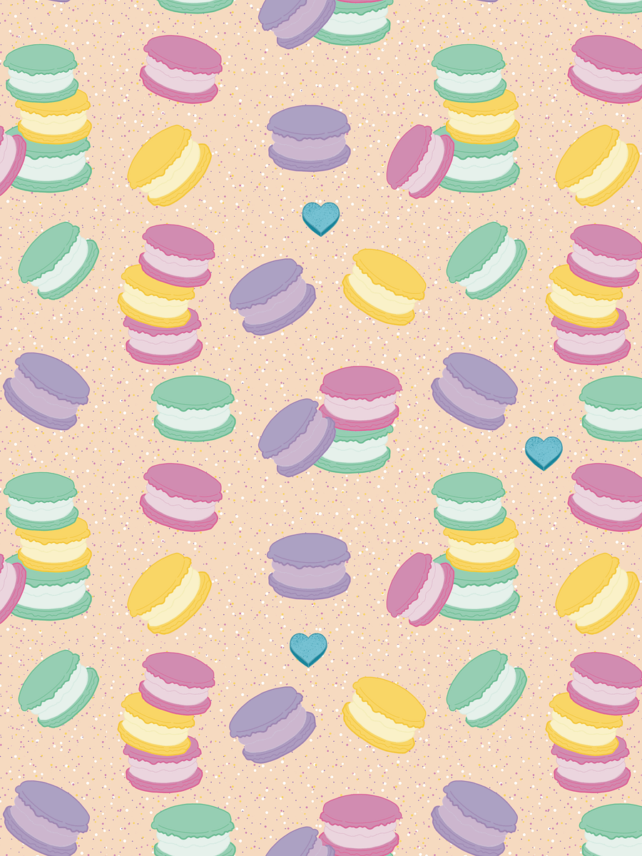 Pastel Macaron Delight Tough iPhone® Case product image (3)