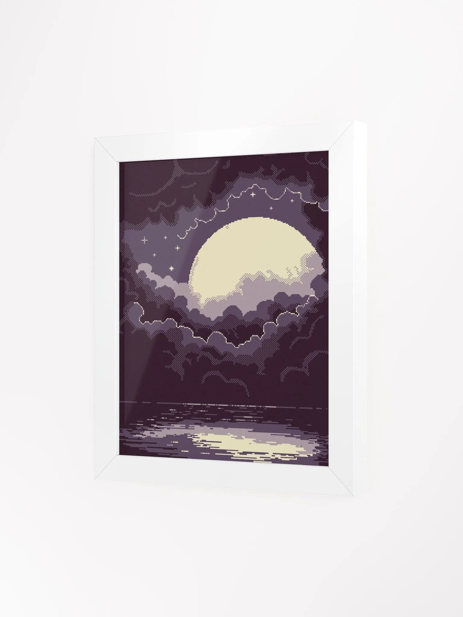 2-Bit Moon Pixel Art product image (4)