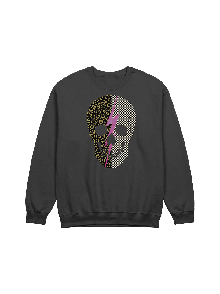 Leopard vs. Checker Skull Sweatshirt product image (1)