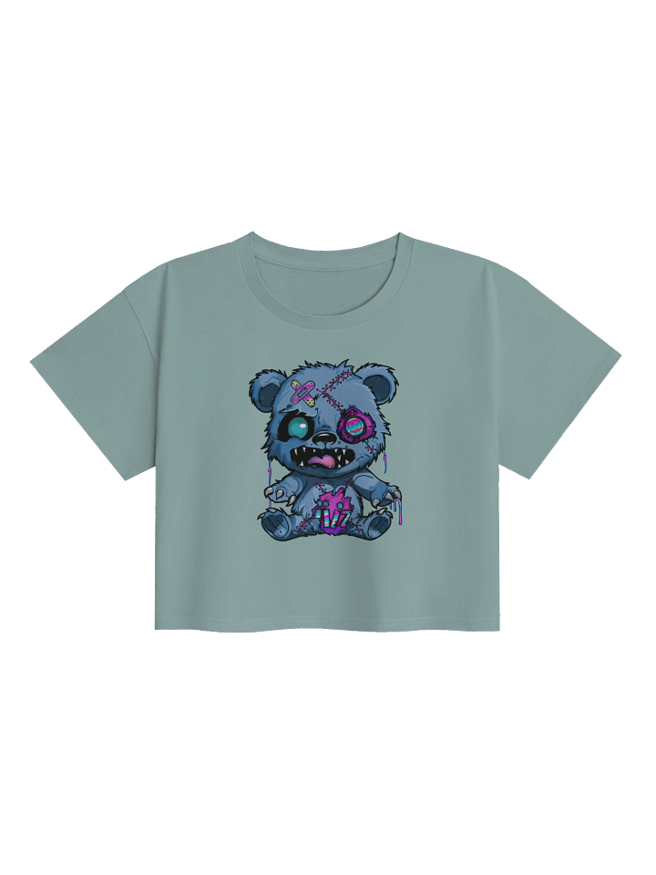 Zombie Bear Crop Top T-Shirt product image (1)