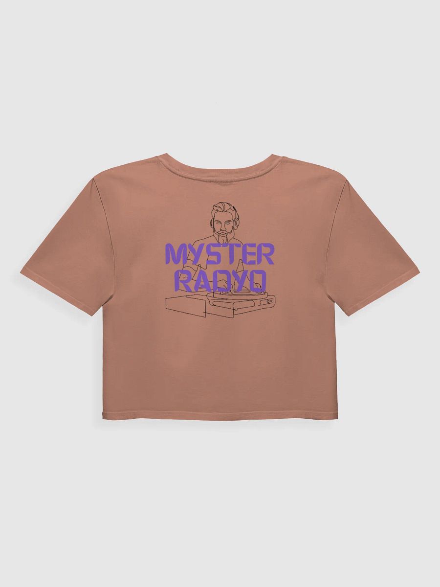 Myster Radyo Women’s Crop Top – "Cute, Cropped, and Kinda Cursed" product image (8)