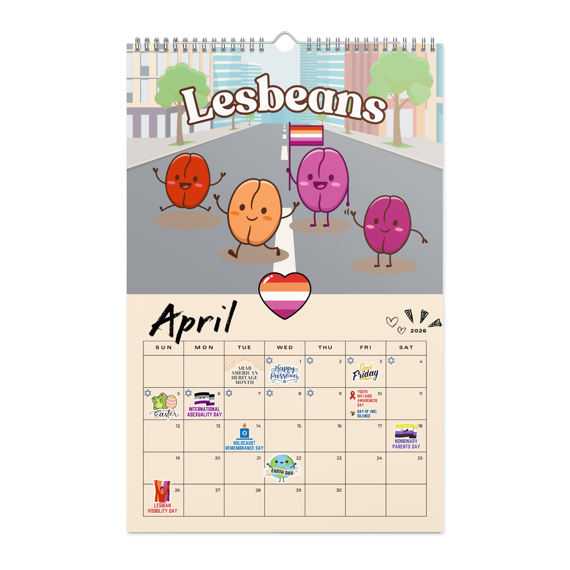 2026 LGBTQ+ Pride & Cultural Celebration Calendar product image (4)