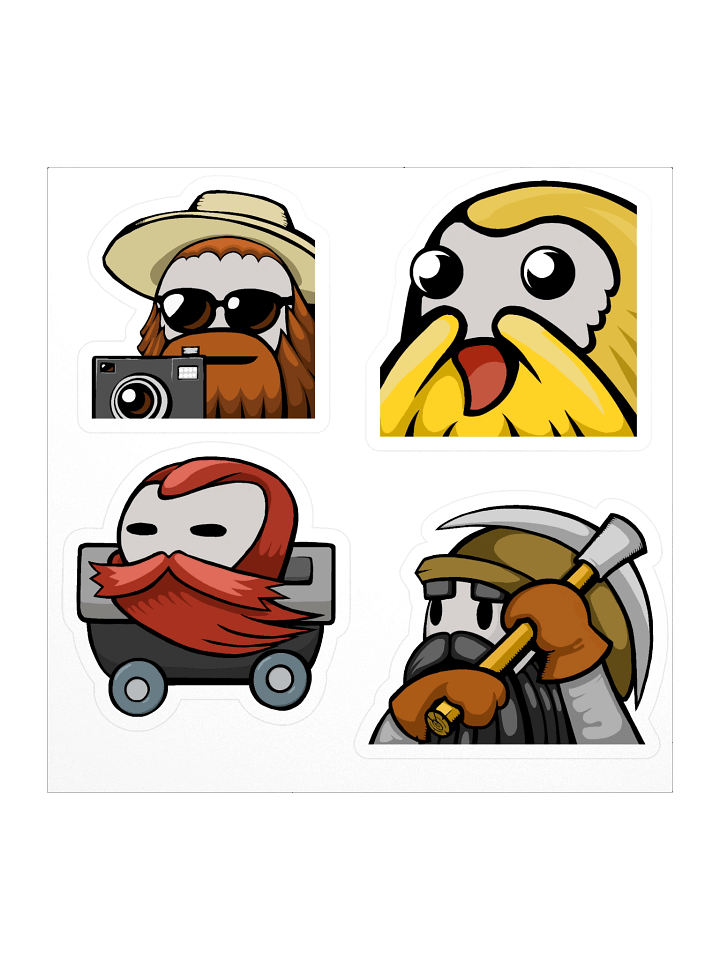 Emote Sticker Set. product image (1)