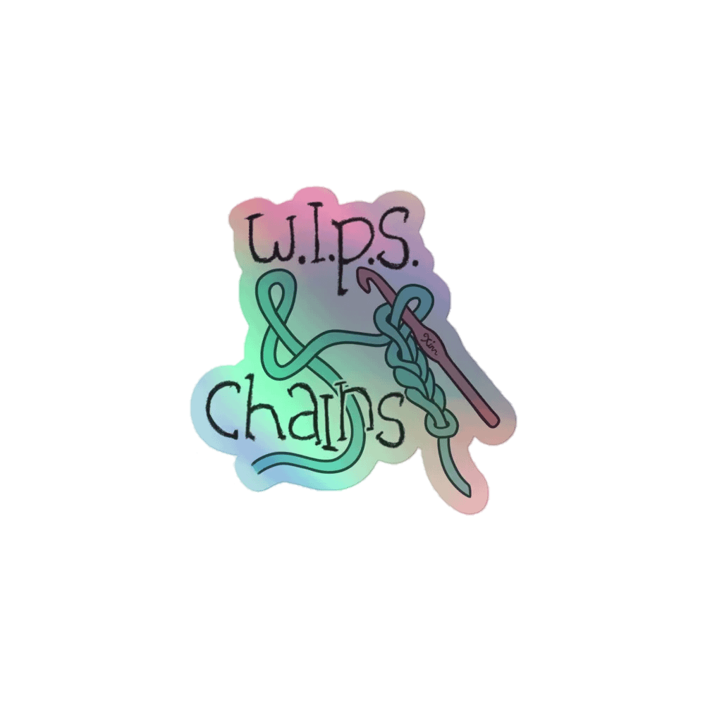 W.I.P.S & Chains Holographic Sticker product image (4)