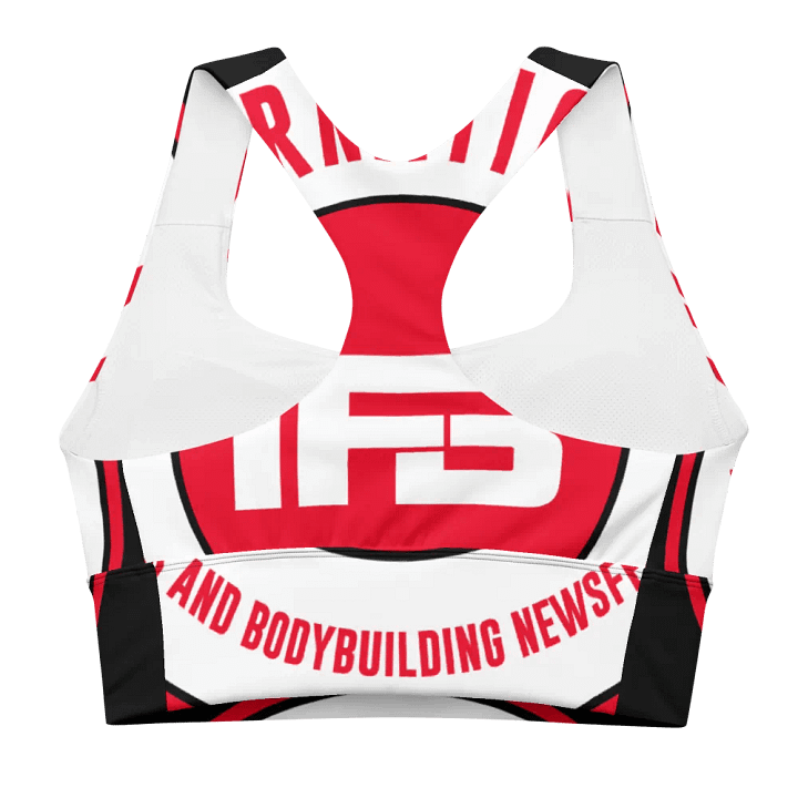 IFBNewsfeed.Org's All-Over Print Recycled Longline Sports Bra product image (2)