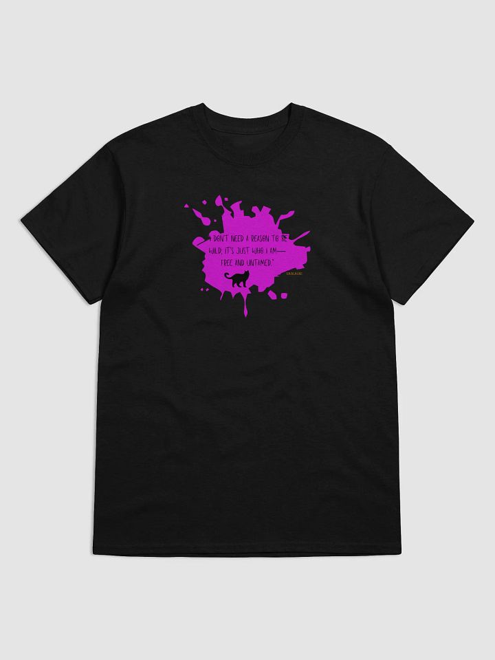 Wild and Free Vaikauri Cat Quote T-Shirt product image (2)