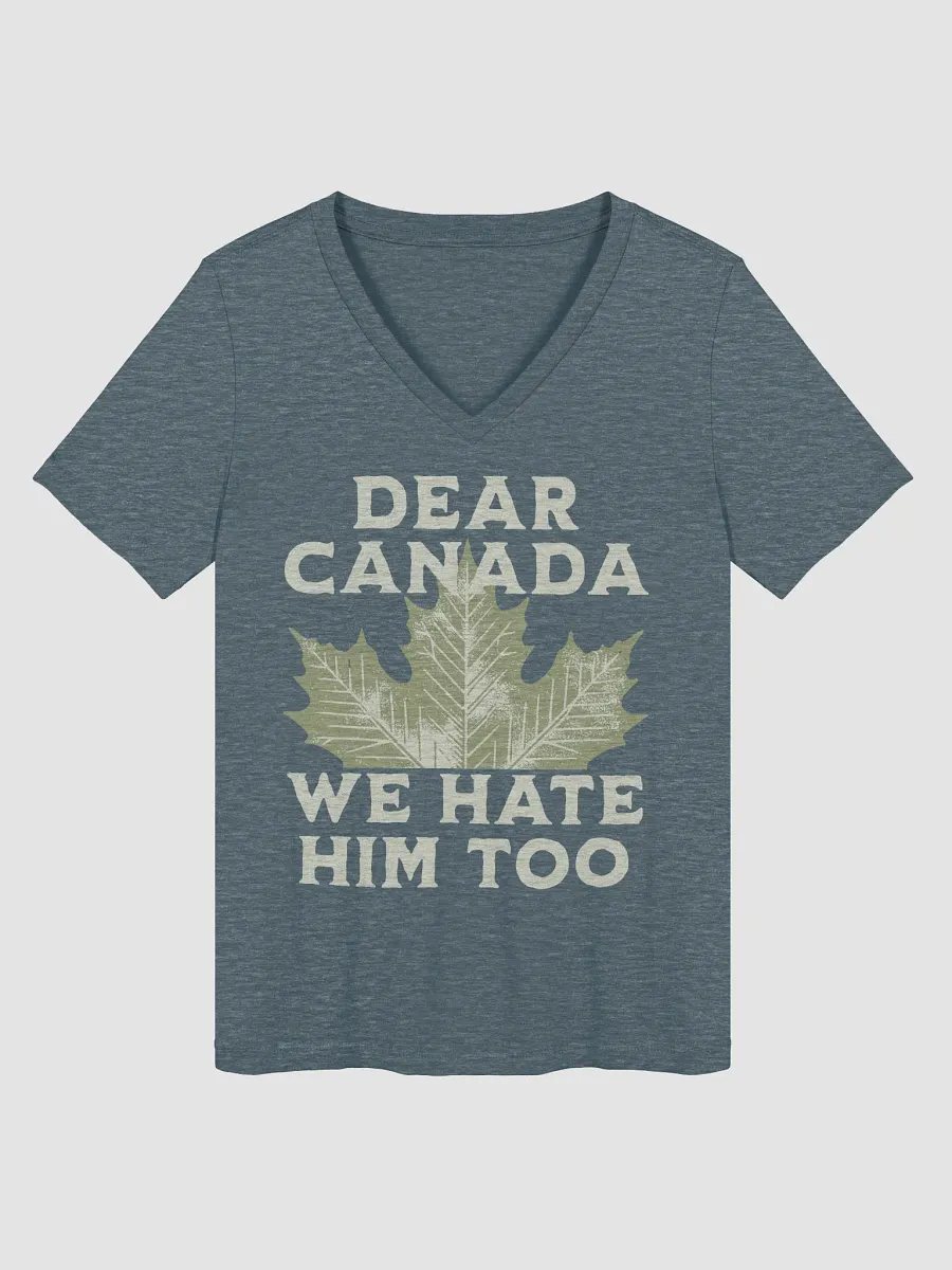 Dear Canada Statement V-Neck Tee product image (2)