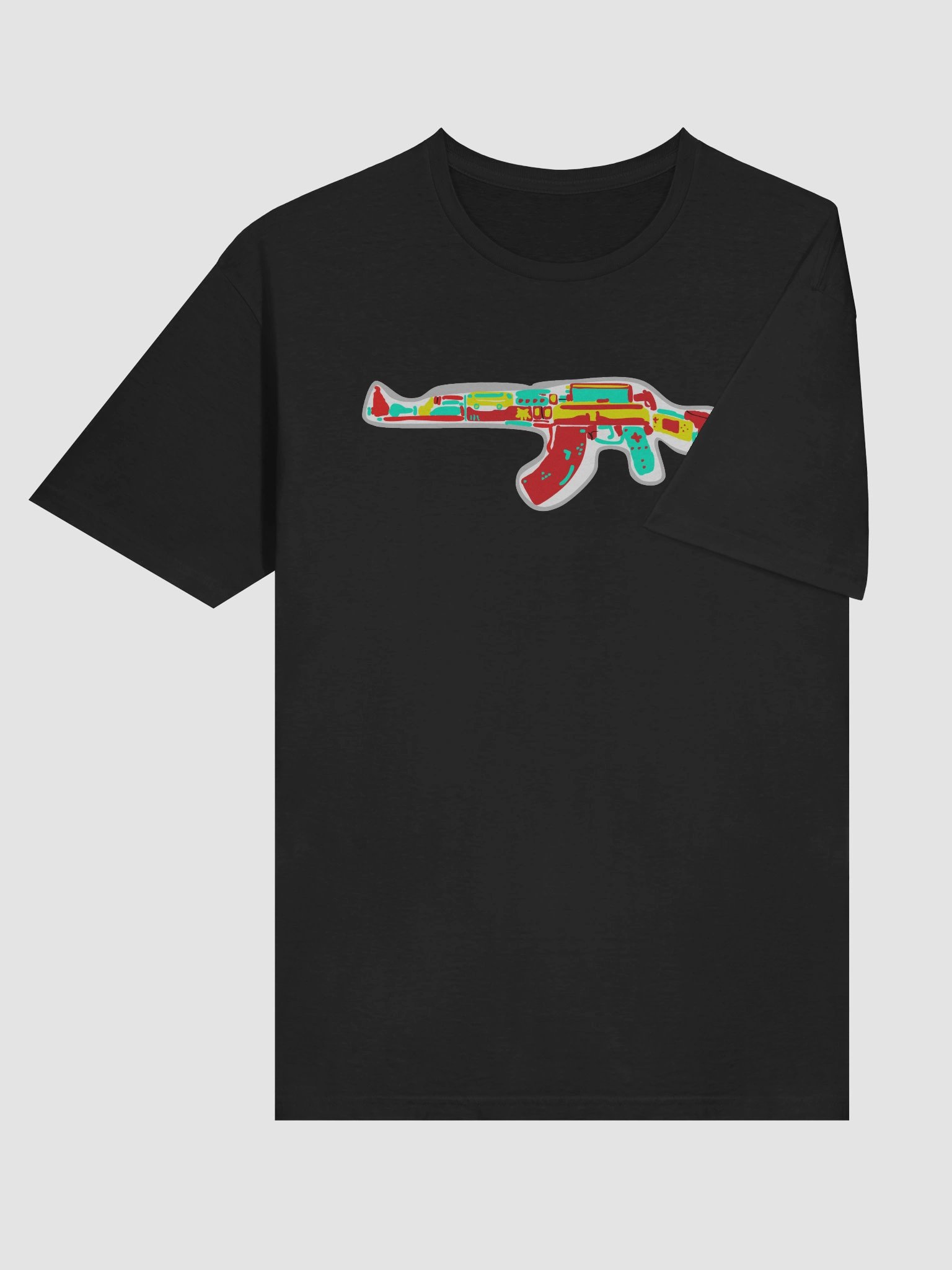 farmertrue Drawn AK47 T-Shirt Unisex product image (6)