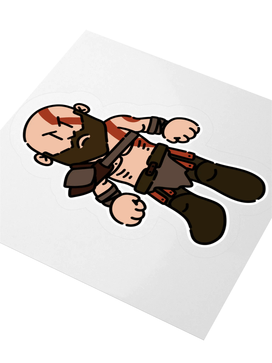 God of War - Kratos Sticker product image (3)