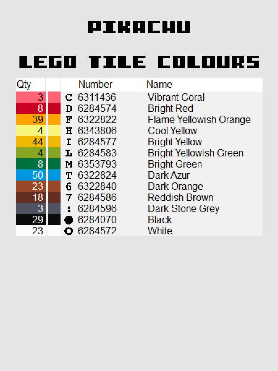 Pikachu Pixel Art product image (5)