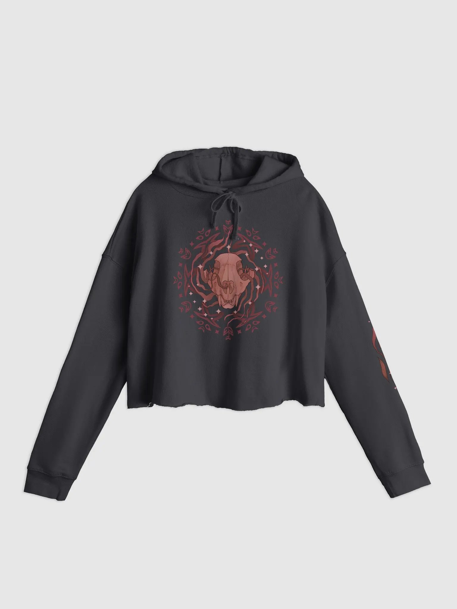 Smokey Caracal Cropped Hoodie product image (1)