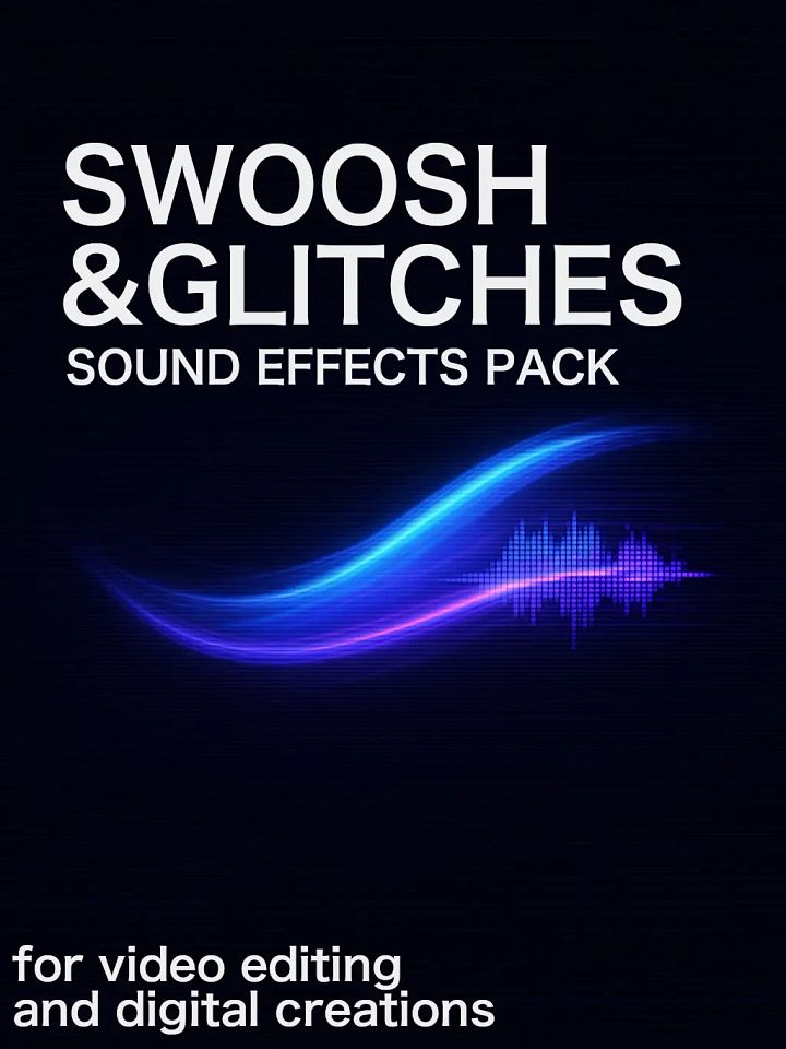 Swoosh and Glitches - 63 Video Transition Sound Effects product image (1)