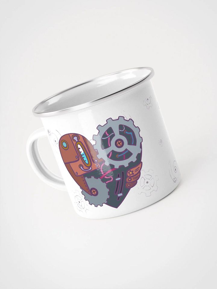 Steampunk Heart - Enamel Cup product image (1)