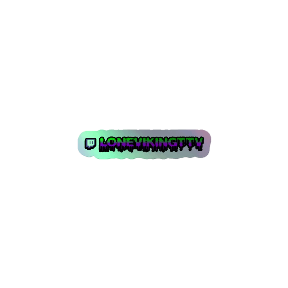 LoneVikingTTV Twitch Holo Sticker product image (1)