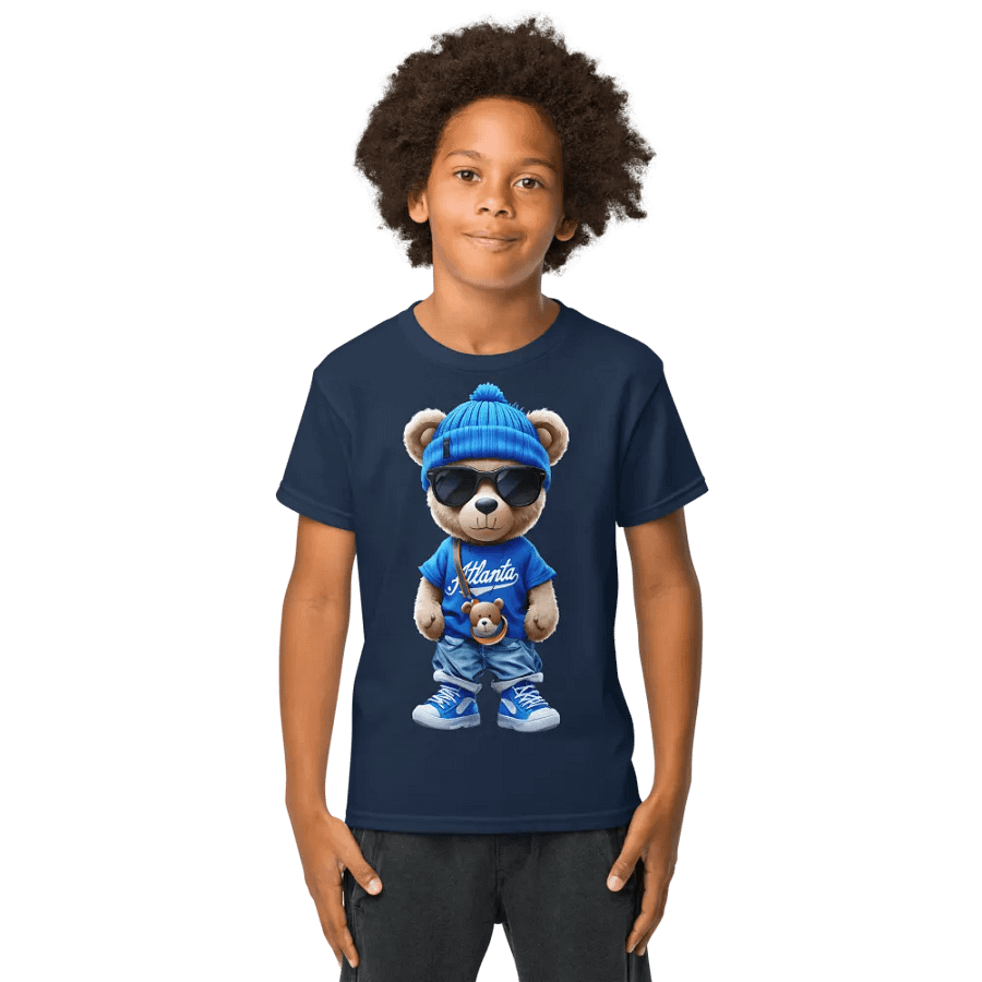 Cool Atlanta Teddy Bear Youth Tee product image (2)