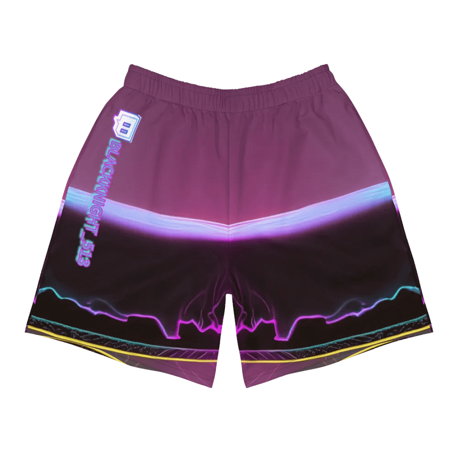 Blackknight513 All-Over Print Athletic Long Shorts product image (11)