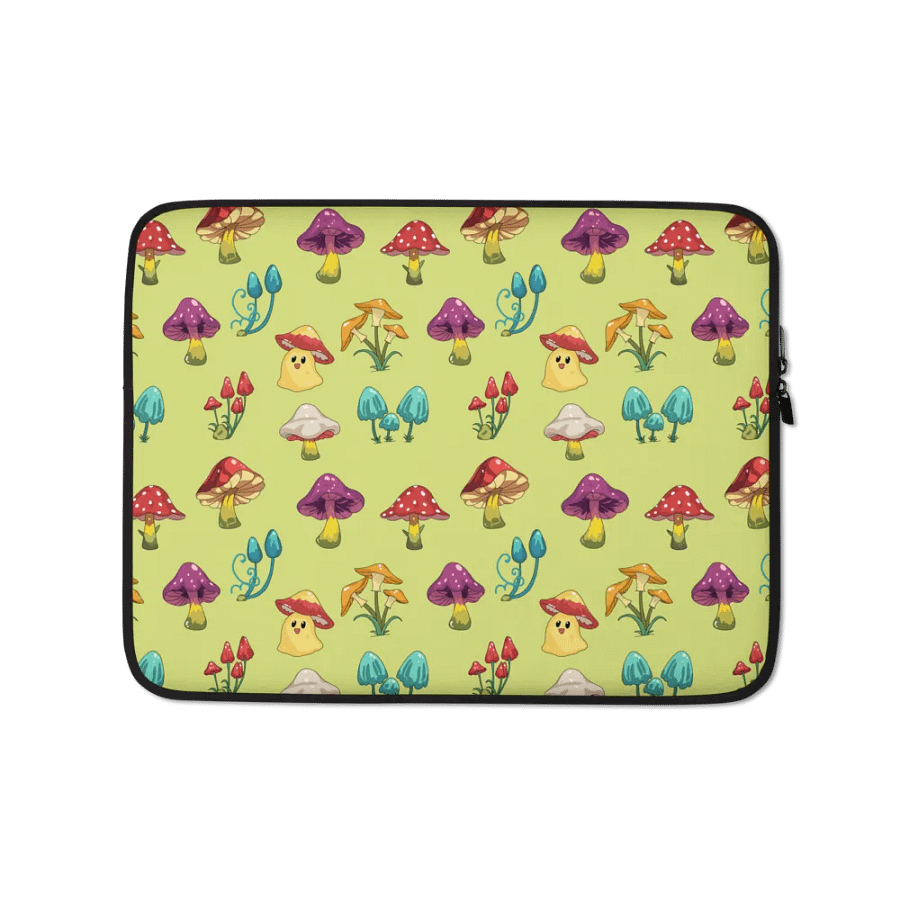 Whimsical Mushroom Laptop Sleeve product image (1)