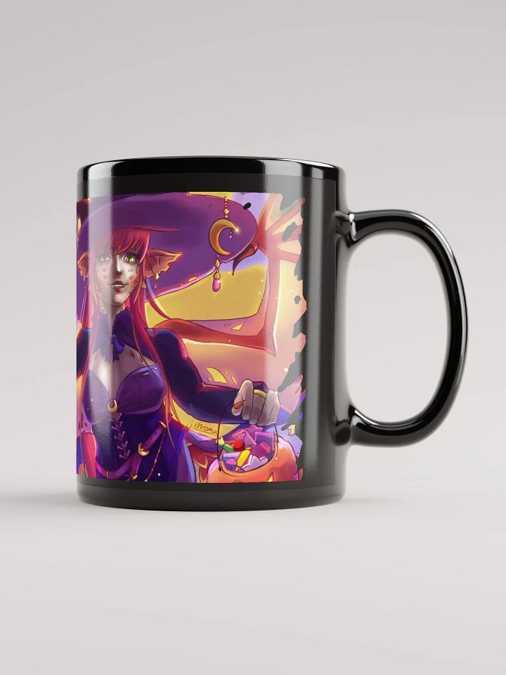 CosmicChroma Vtuber Halloween - Spooky Witch - Colorful Ceramic Mug - Art by CosmicChroma product image (2)