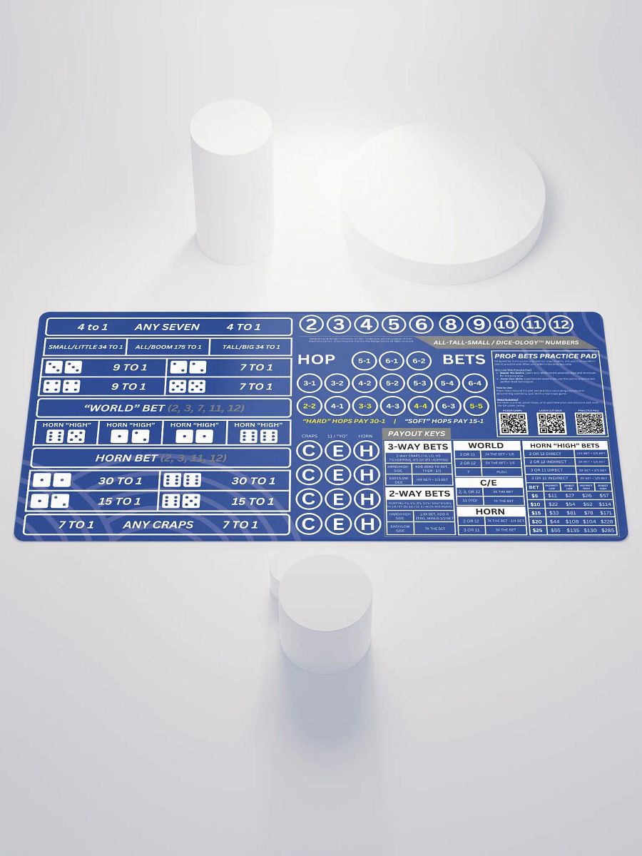 Craps Prop Box Practice Pad - Knight Blue product image (1)