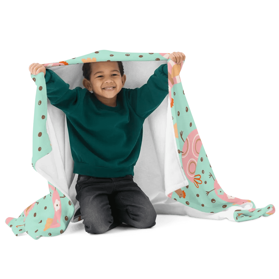 Pastel Chicken Blanket - Mint & Pink product image (10)