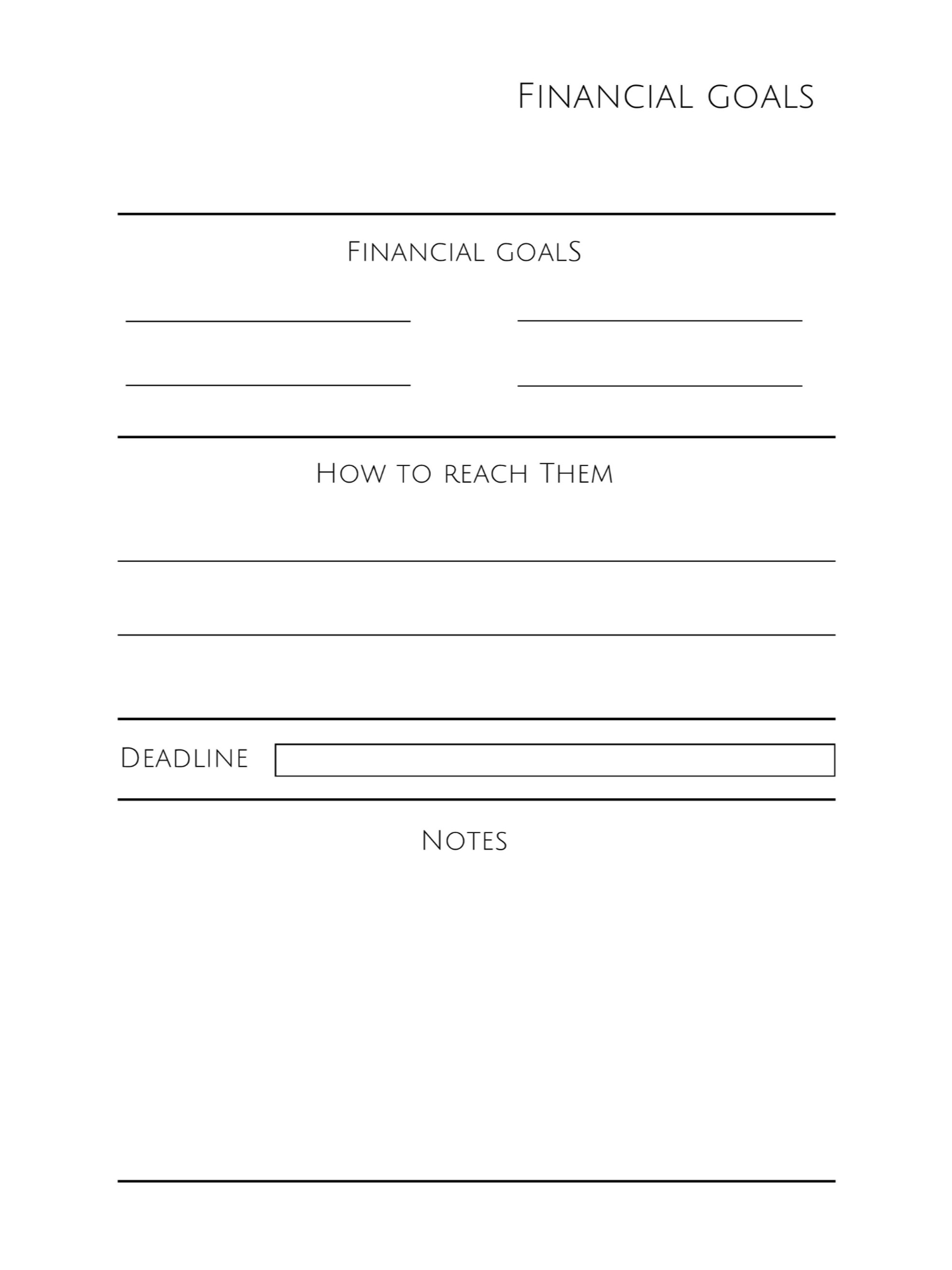 Undated Minimal Business Planner product image (3)