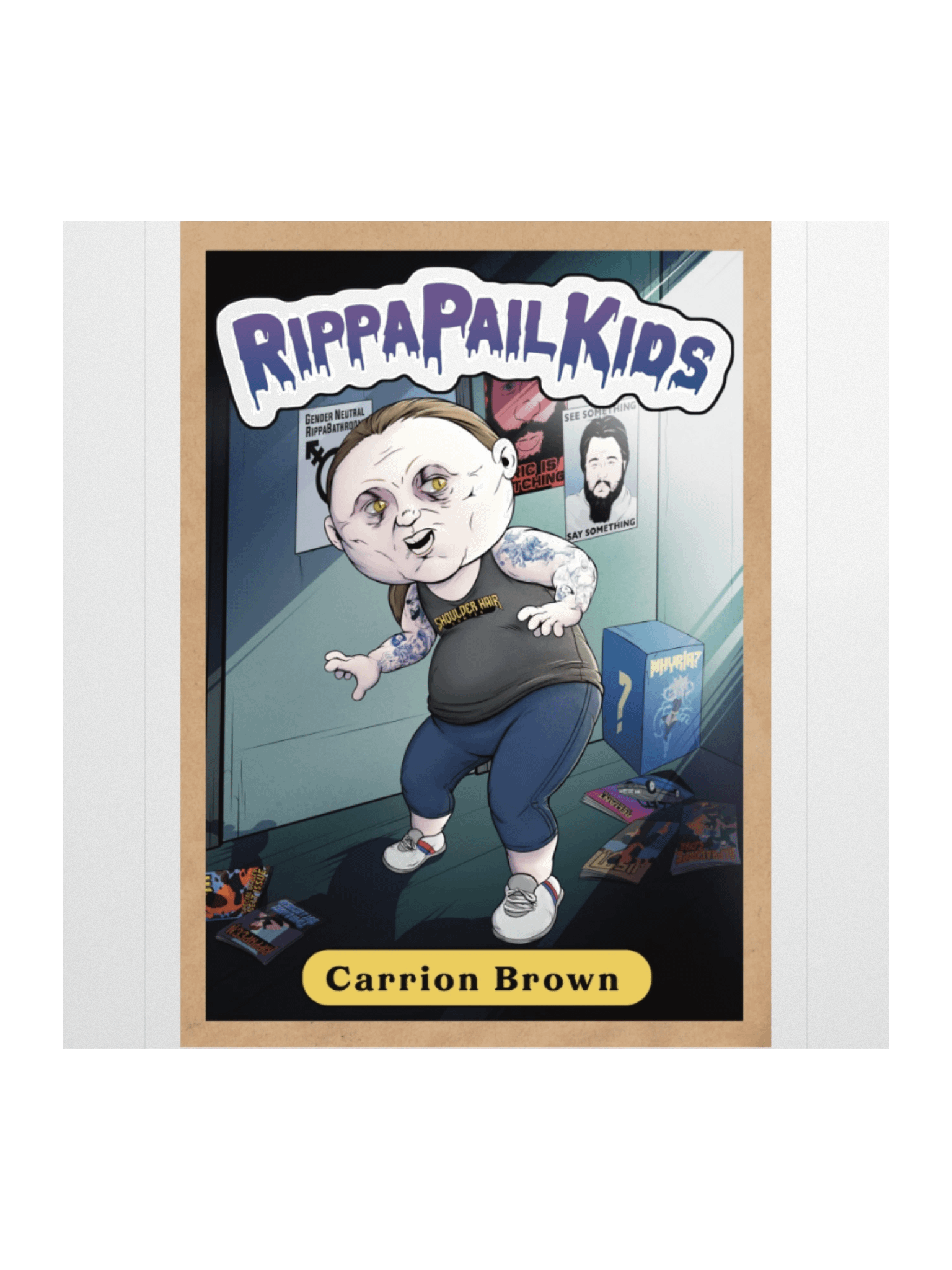 RippaPail Kids Carrion Brown Sticker product image (1)
