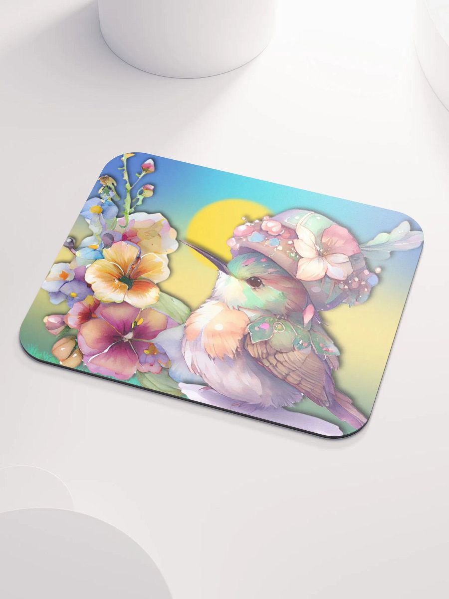 Fancy Bird Sitting in the Sun Mousepad product image (3)