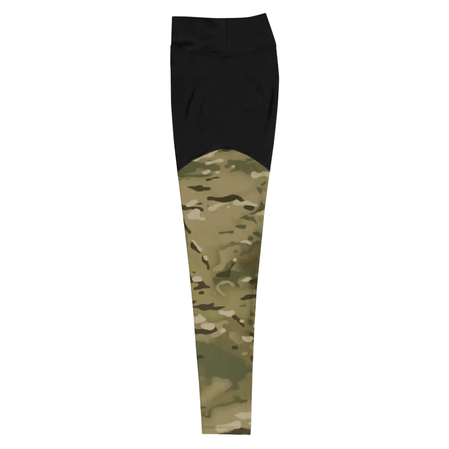 Faithful Camo: Compression Leggings - Multicam product image (7)