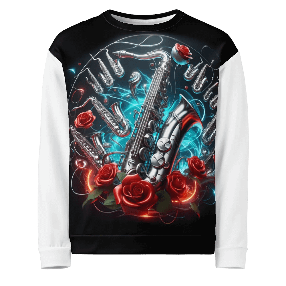 Silver Saxophone Serenade - Unisex Sweatshirt #27 product image (1)