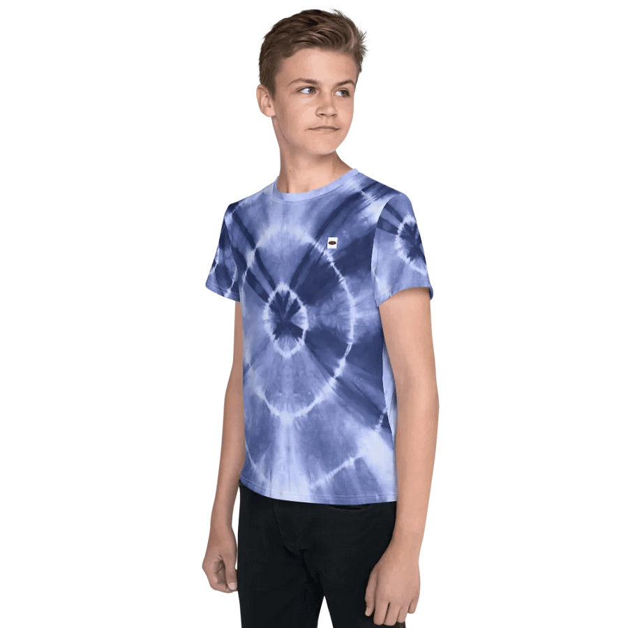 Aqua Dream Tie-Dye Youth T-Shirt product image (3)