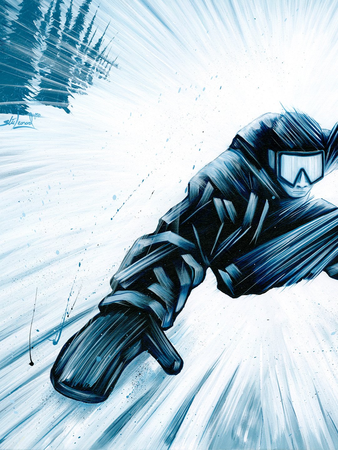 Grooverider (Goofy) - Original Painting product image (9)