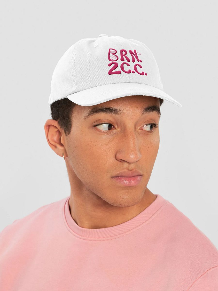 BOURNE to Cape Cod™ | Classic Dad Hat | Laid-Back, Coastal Cool with BRN.2C.C.™ Vibes | Pink Logo product image (55)