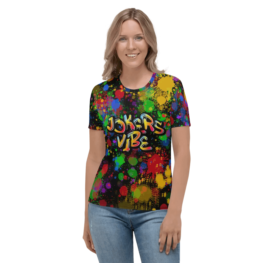 JokersVibe Graffiti Style Neck T-Shirt product image (2)