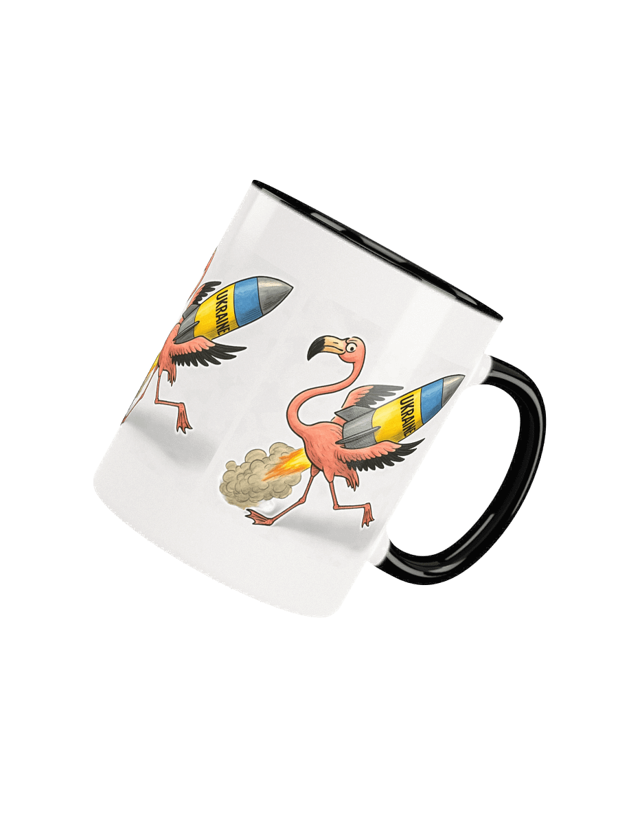 Rocket Flamingos Ceramic Mug product image (45)