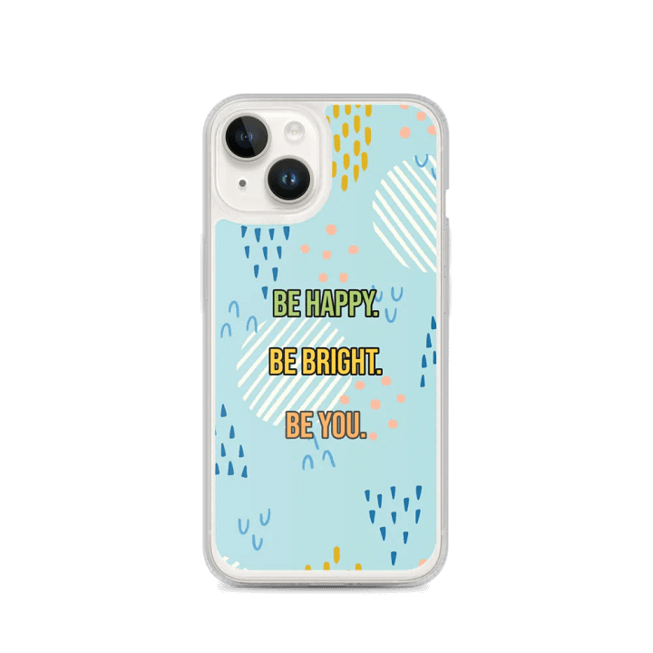 Be Happy. Be Bright. Be You. iPhone® MagSafe® Clear Case product image (4)