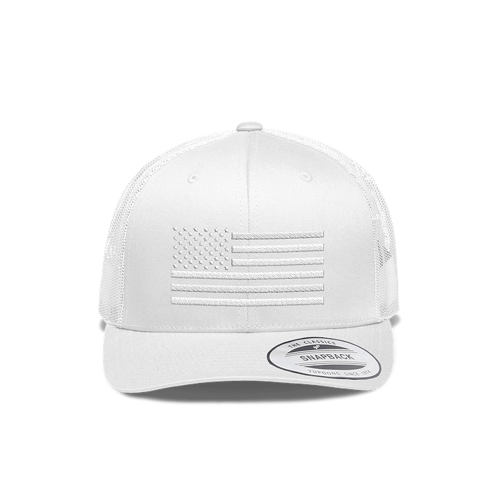 Whiteout American Flag Snapback Hat product image (1)