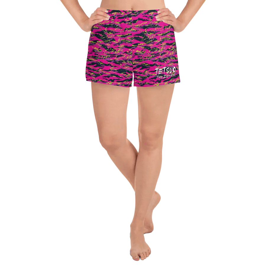 Pink Camo Gym Shorts product image (3)