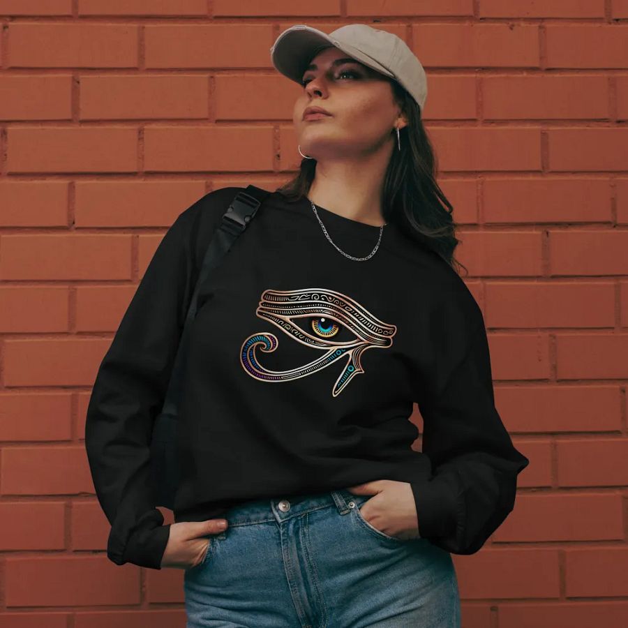 [Eye of Horus 2] - Unisex Premium Heavyweight Long Sleeve Shirt product image (11)