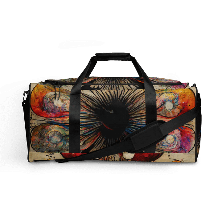 Surreal Mushroom Dreams All-Over Duffle Bag product image (1)